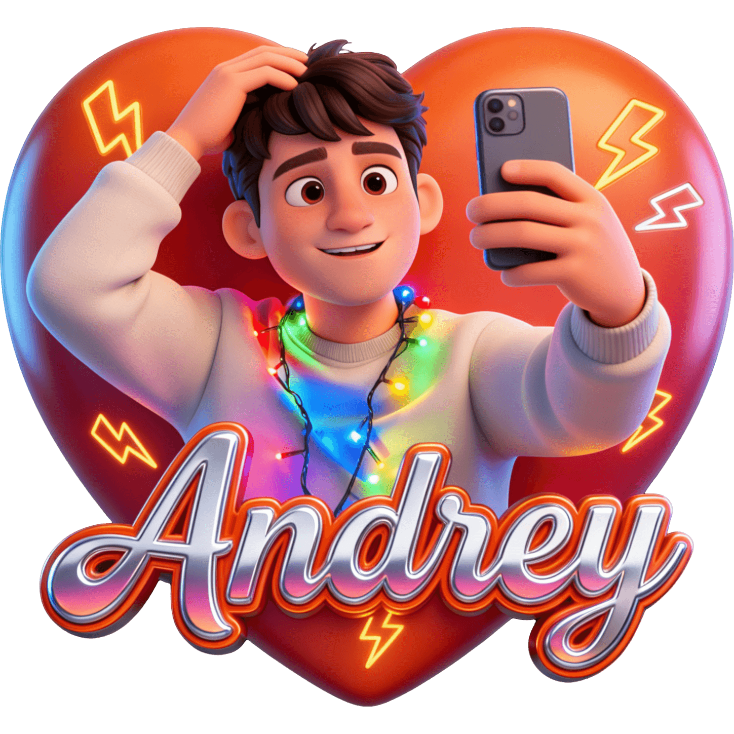 Selfie Andrey TikTok LIVE gift