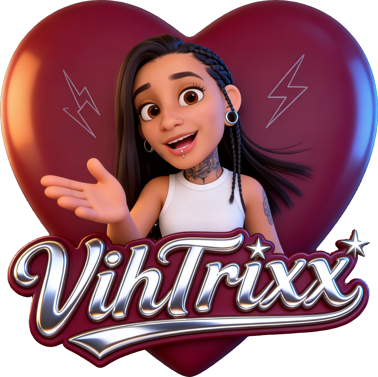 VihTrixx a linda TikTok LIVE gift