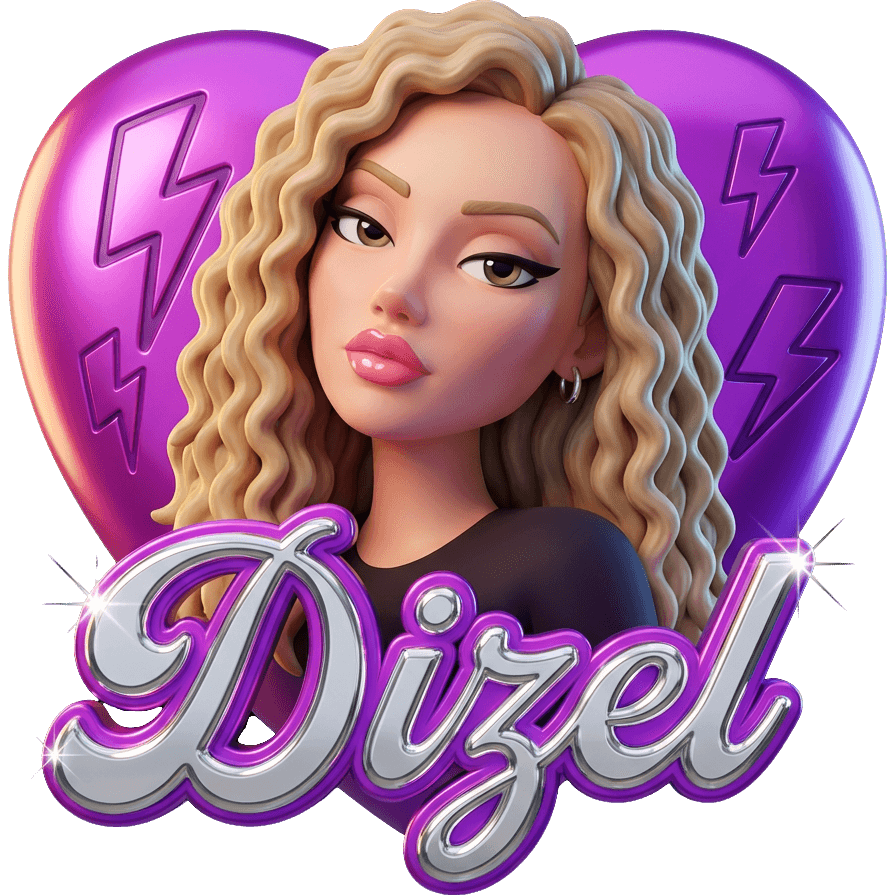 Фиолетовый Dizel TikTok LIVE gift