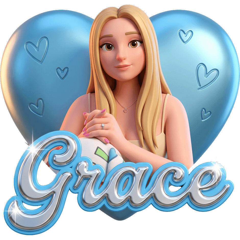 Grace blue TikTok LIVE gift