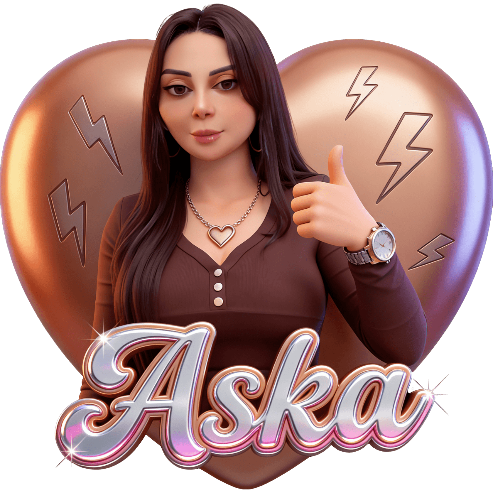 Aska Thumbs Up TikTok LIVE gift