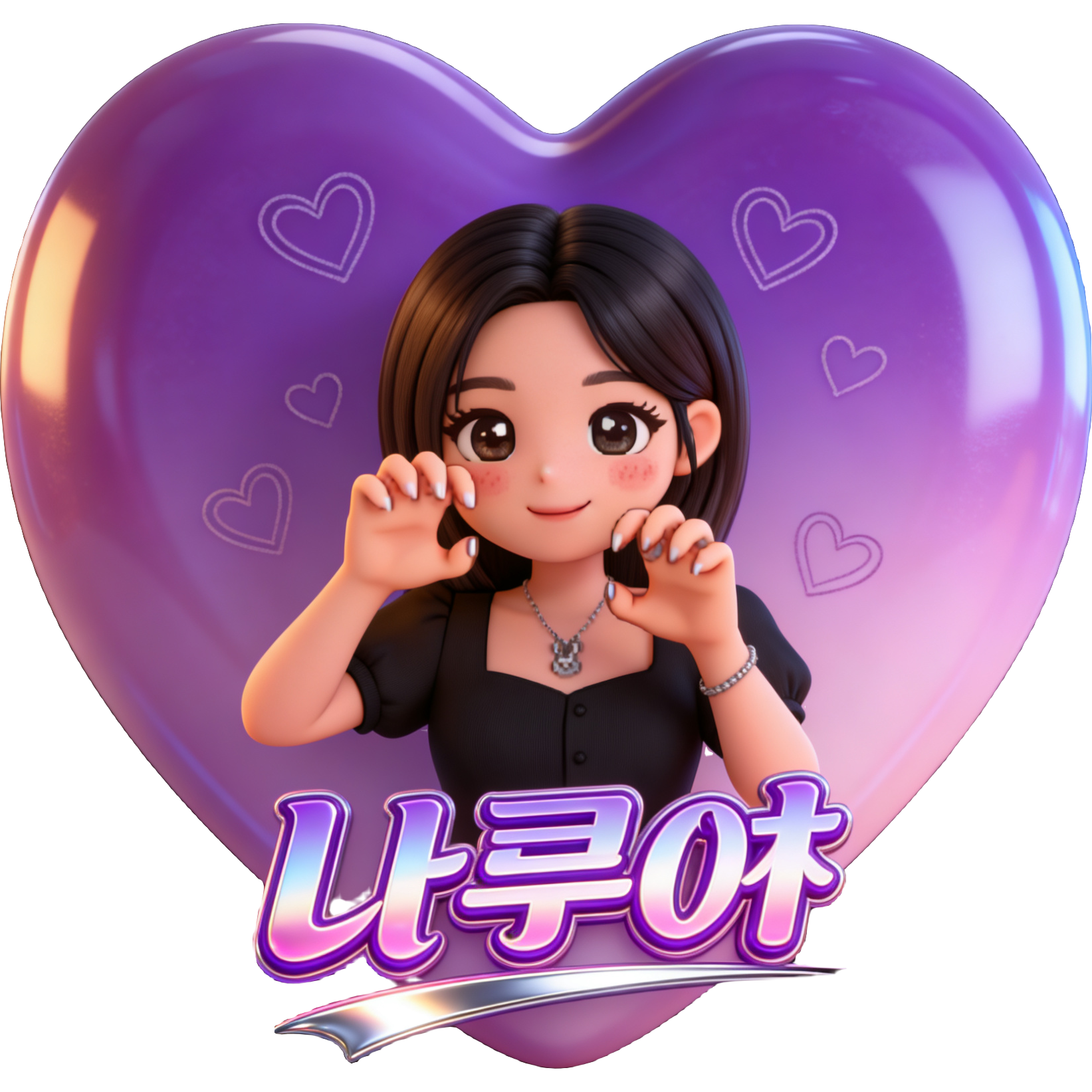 Purple Naru TikTok LIVE gift