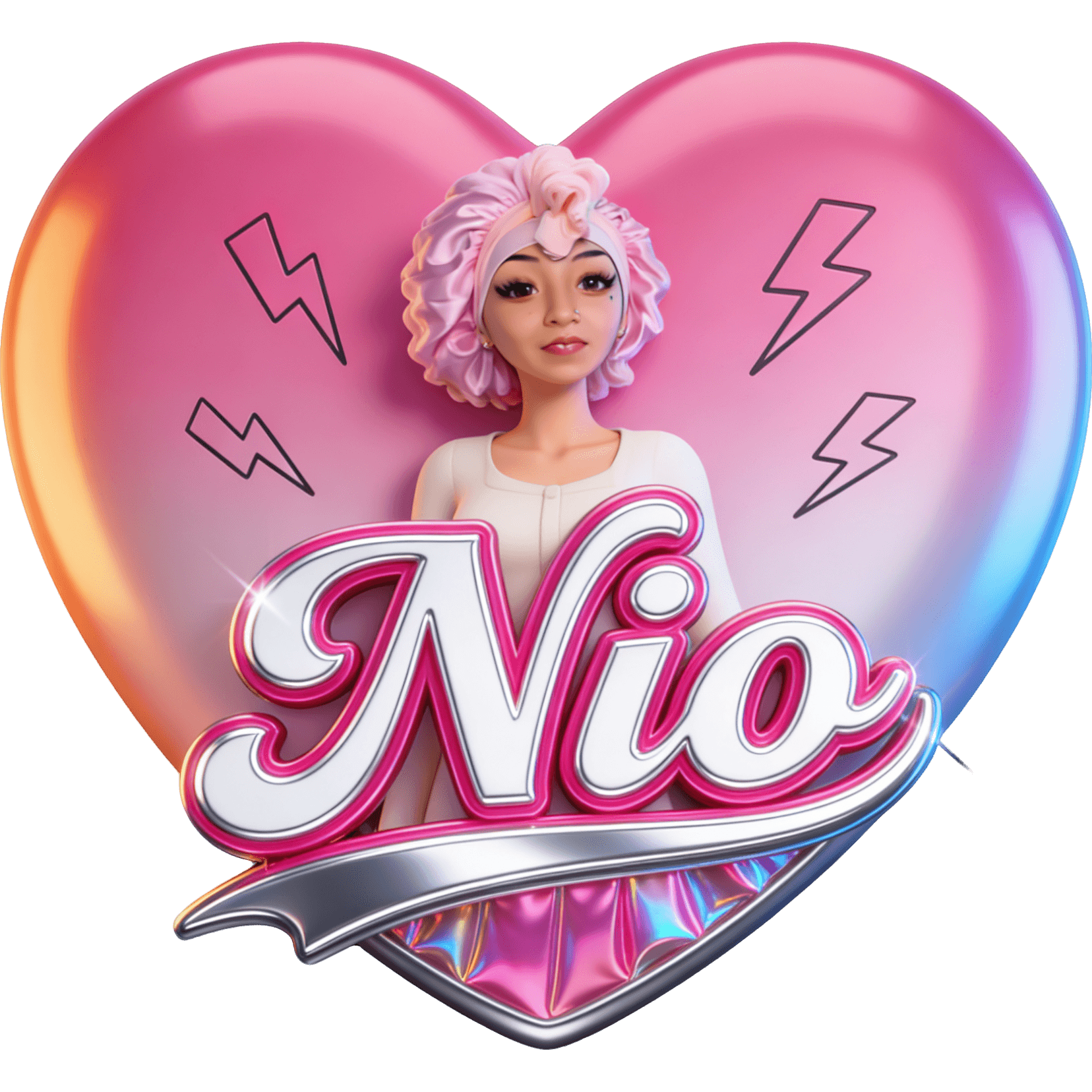 Pink Bolt Nio TikTok LIVE gift