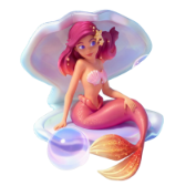 Mermaid red TikTok LIVE gift