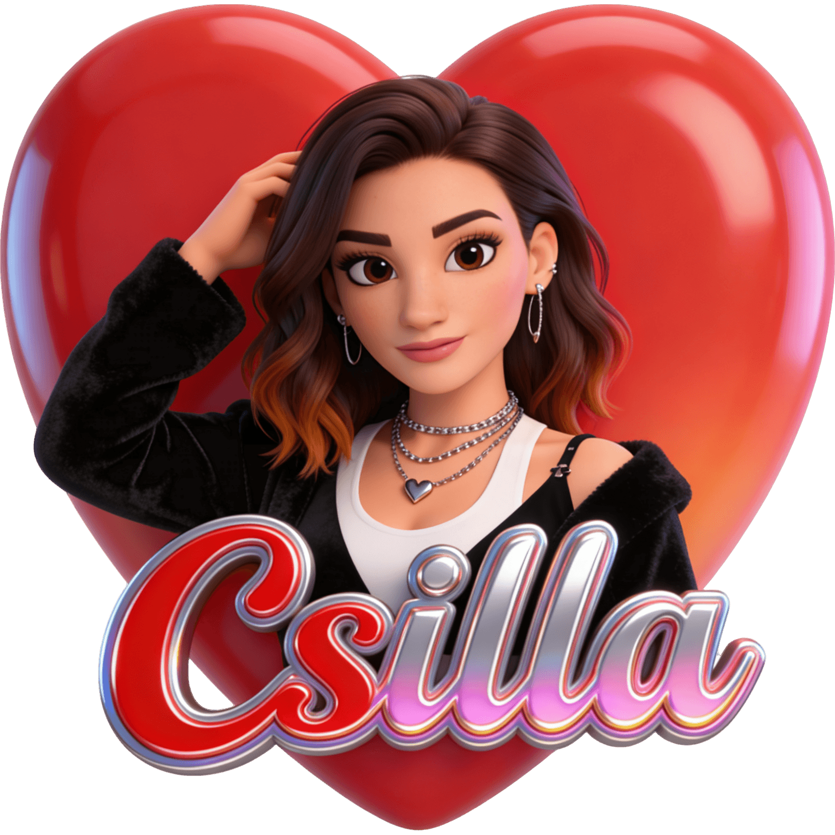 Csilla Szív TikTok LIVE gift