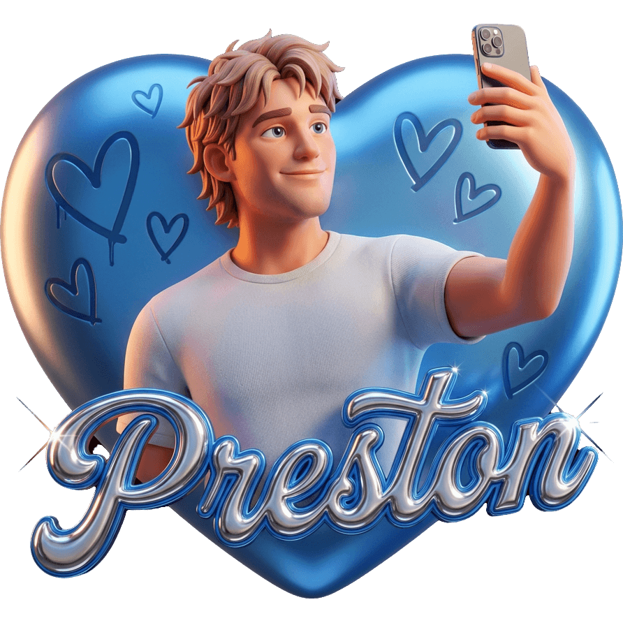 Preston Selfie TikTok LIVE gift