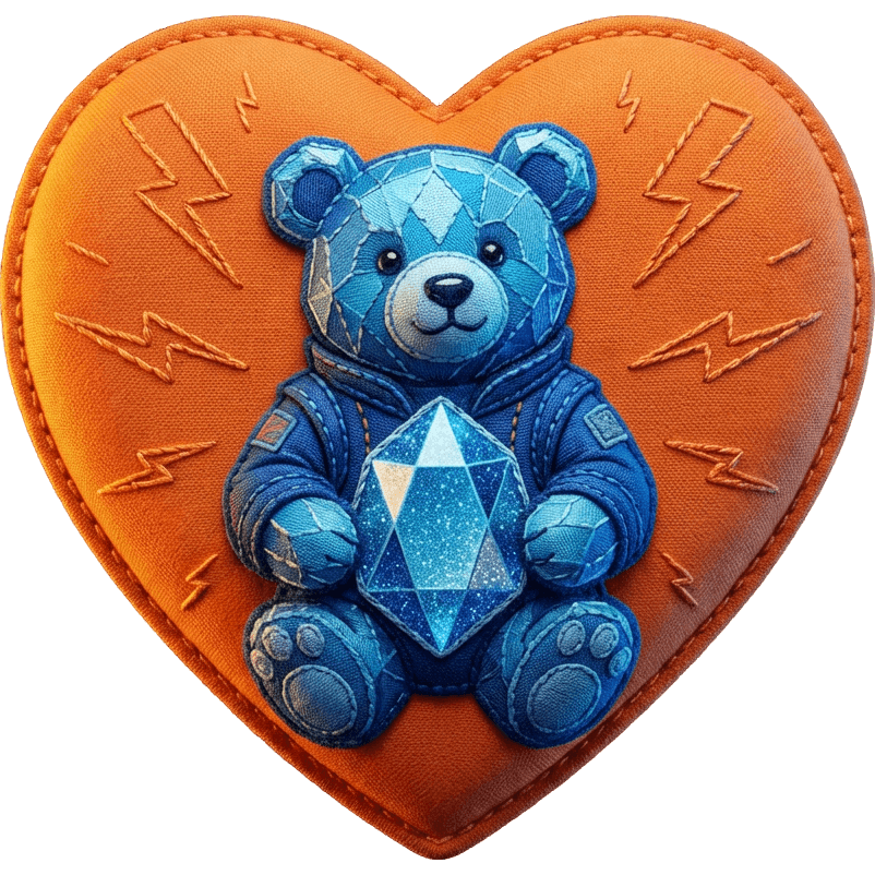 Blauer Teddy TikTok LIVE gift