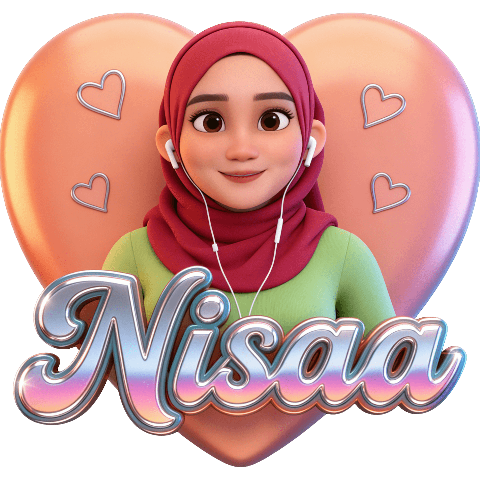 Nisaa Senyum TikTok LIVE gift