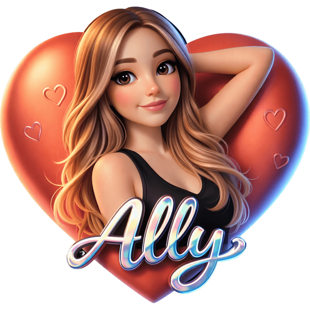 Pose de Ally TikTok LIVE gift