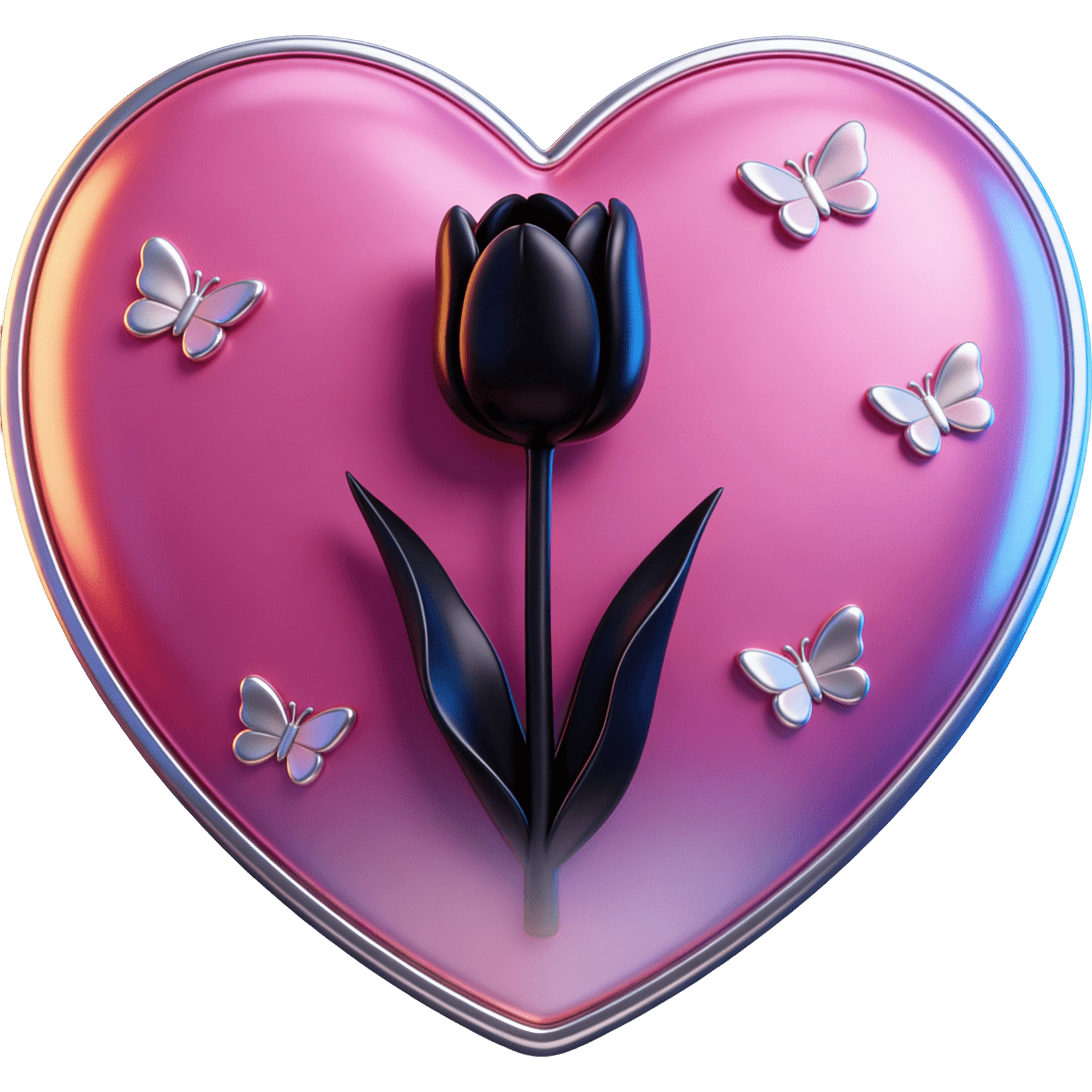 černý  tulipán TikTok LIVE gift