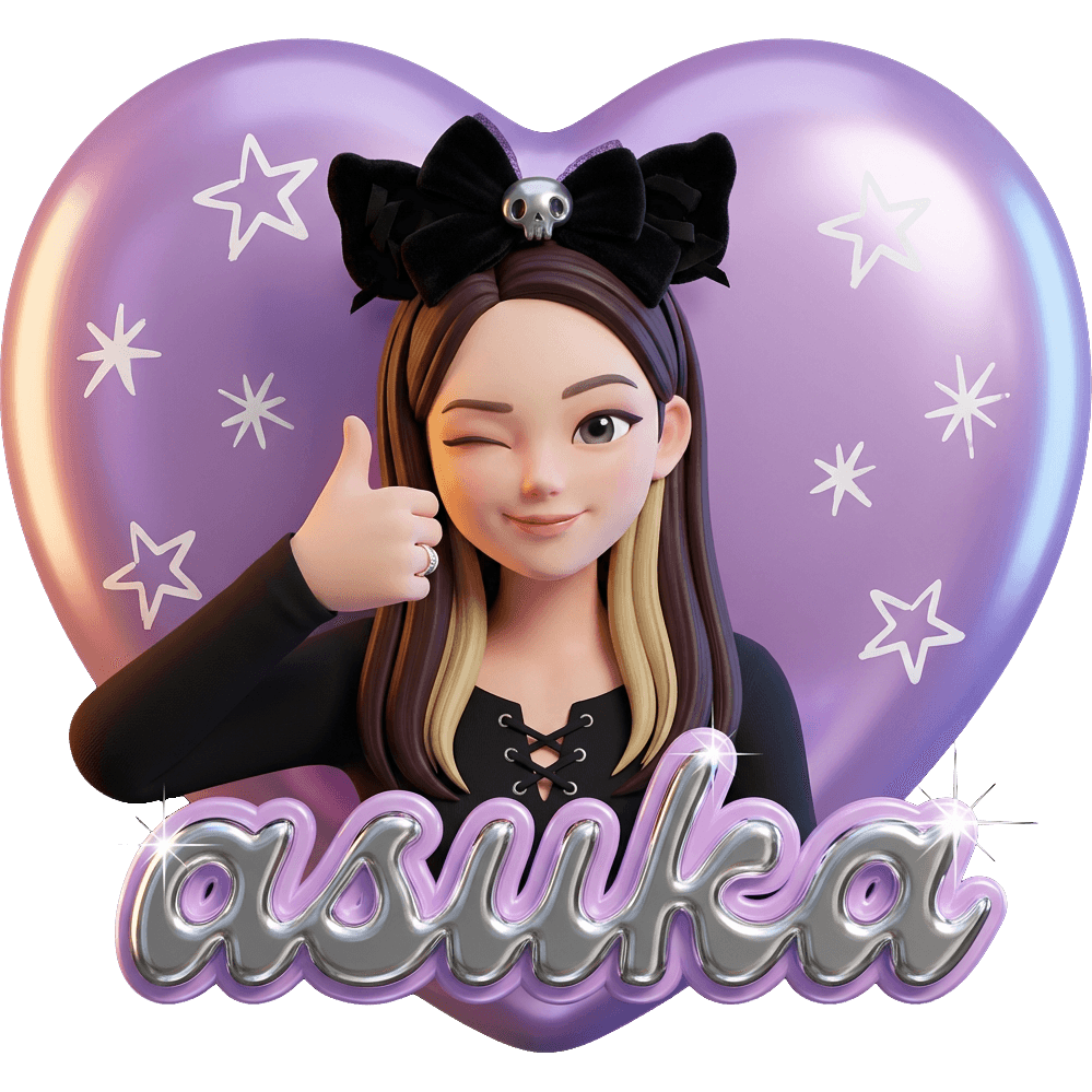 asukaパープル TikTok LIVE gift