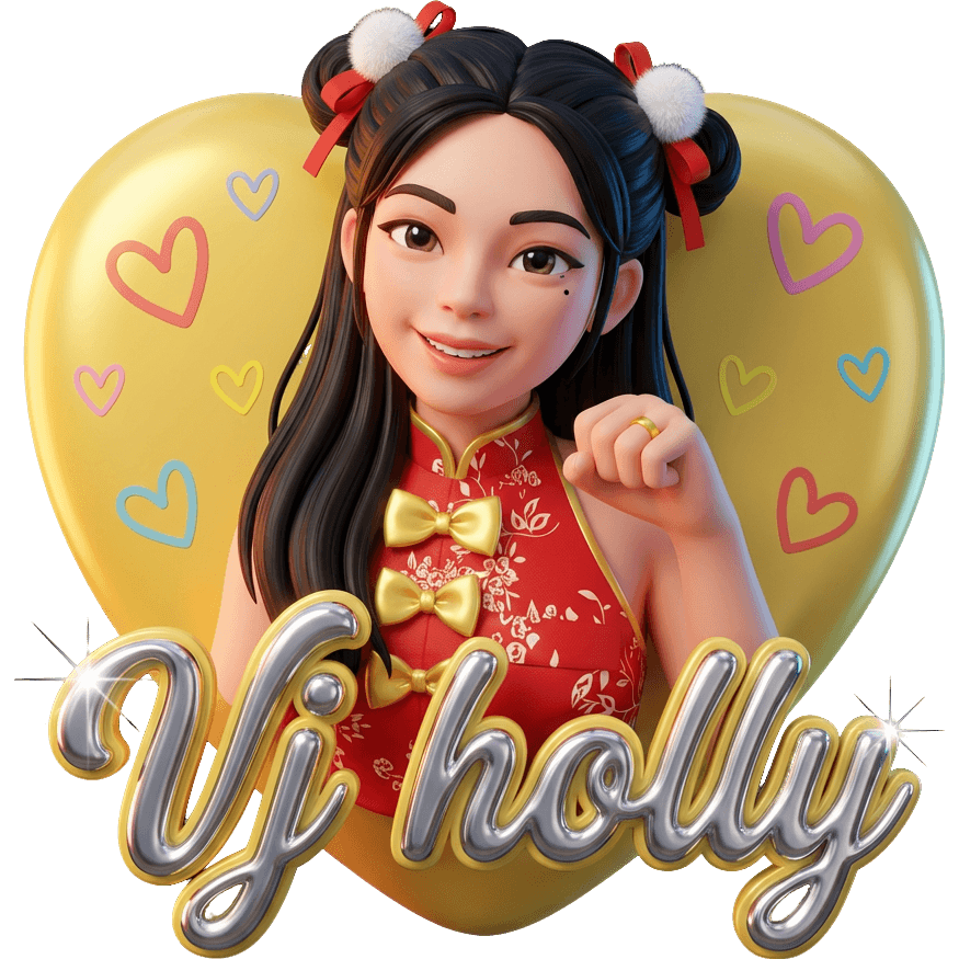 Vj holly ชุดแดง TikTok LIVE gift