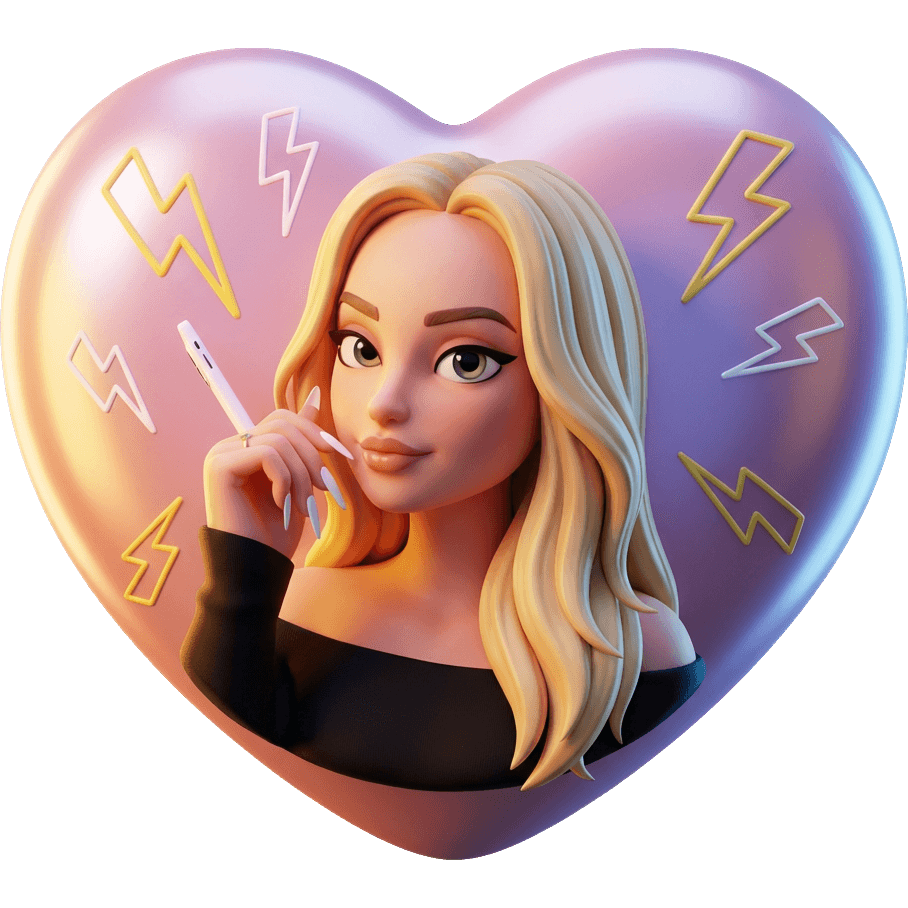 Piorun w serce TikTok LIVE gift