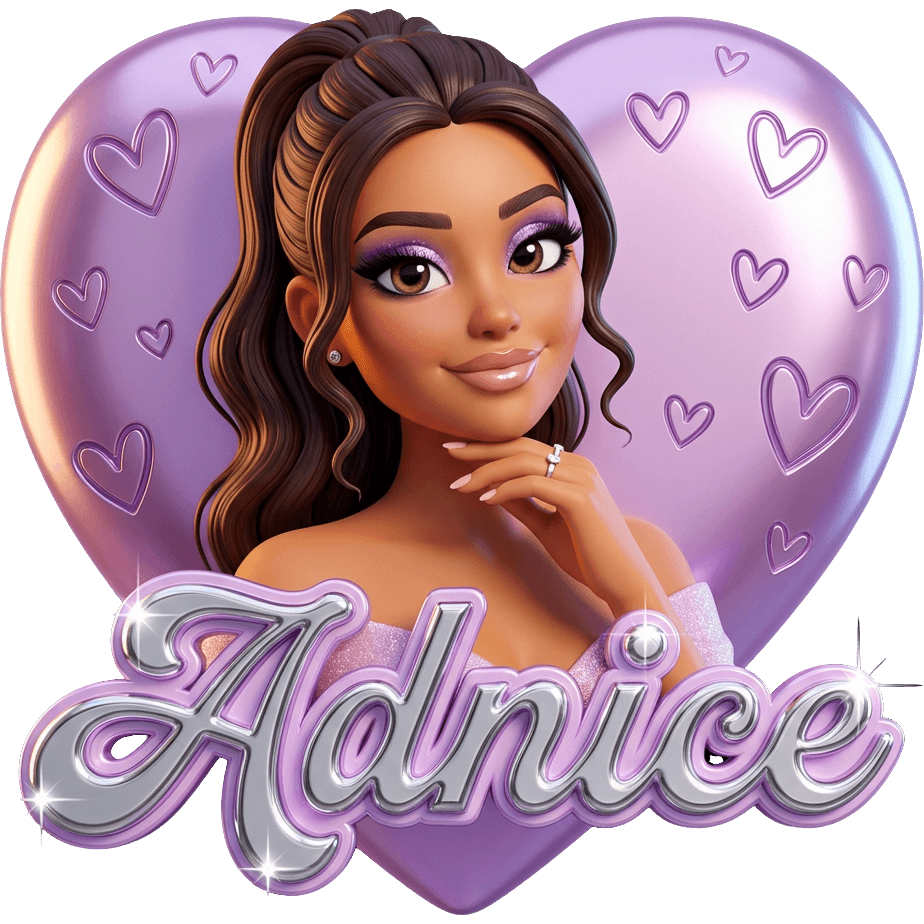 Ljubičasta Adnice TikTok LIVE gift