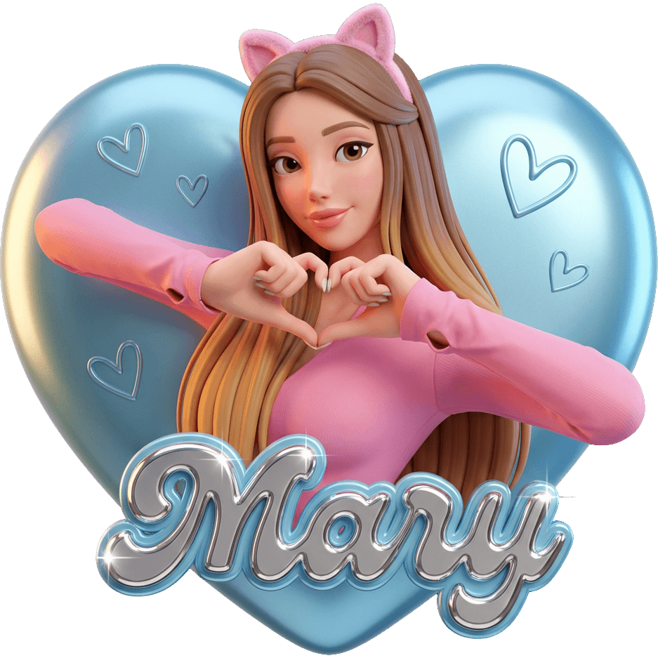 Mary Hand Heart TikTok LIVE gift