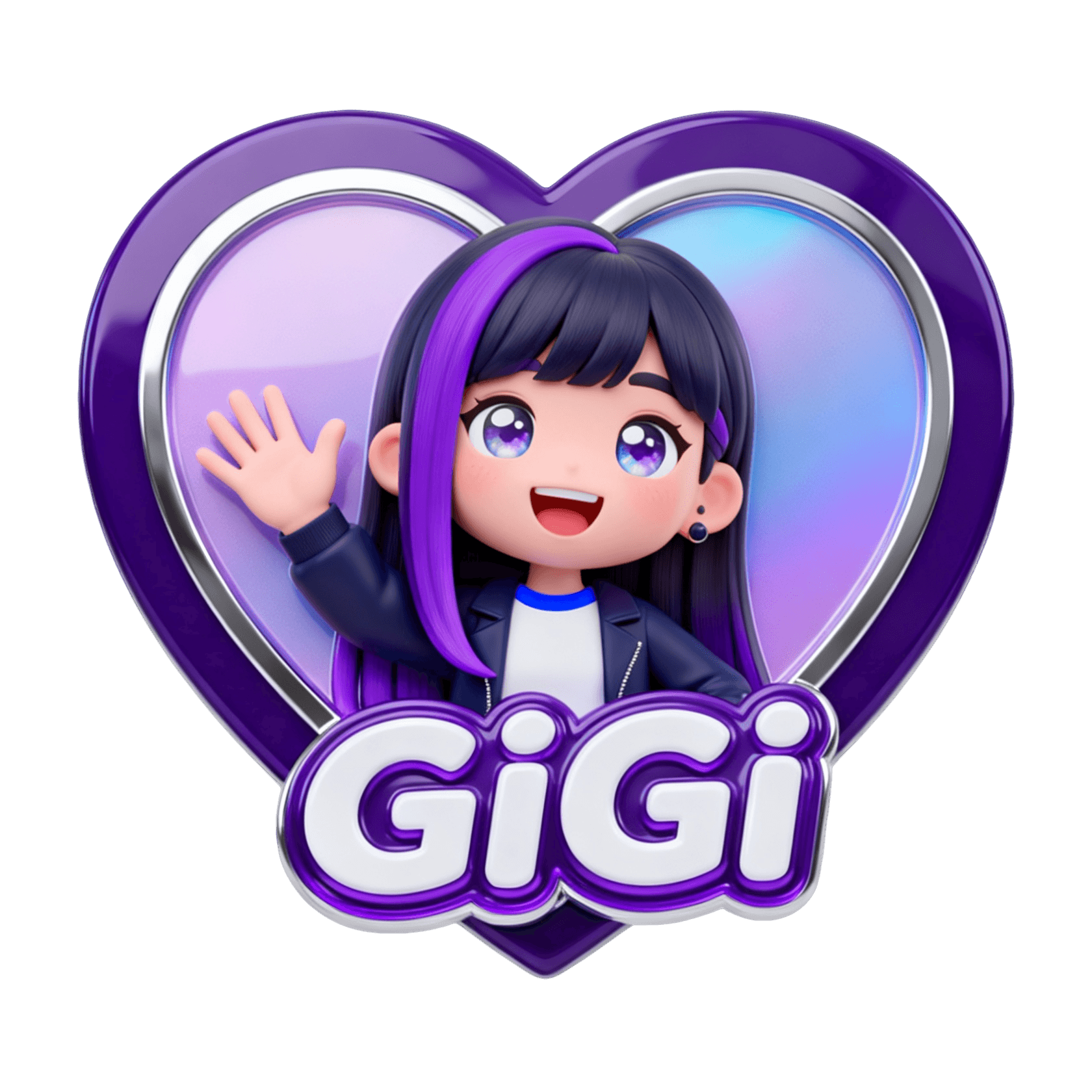 Purple GiGi TikTok LIVE gift