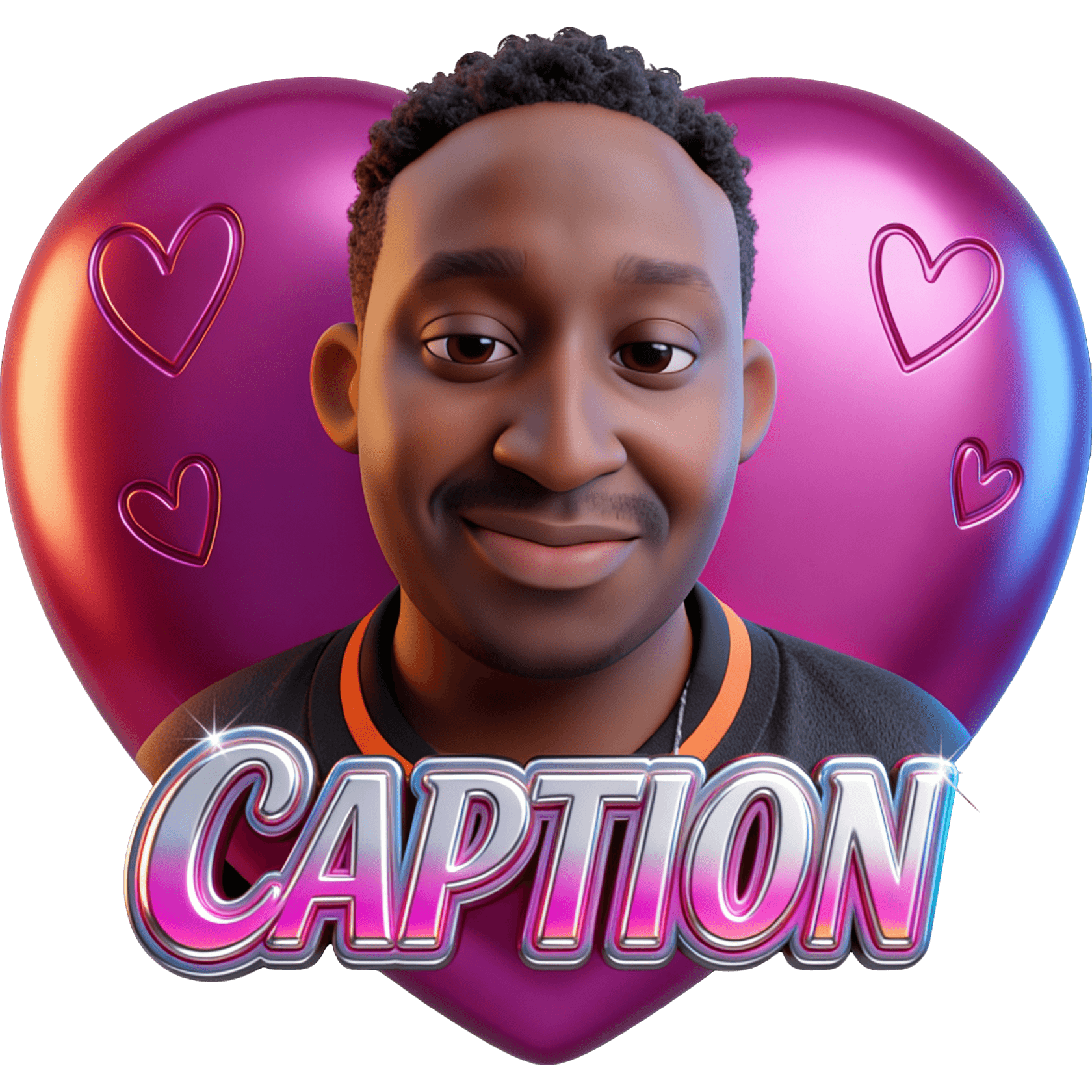 Caption Heart TikTok LIVE gift