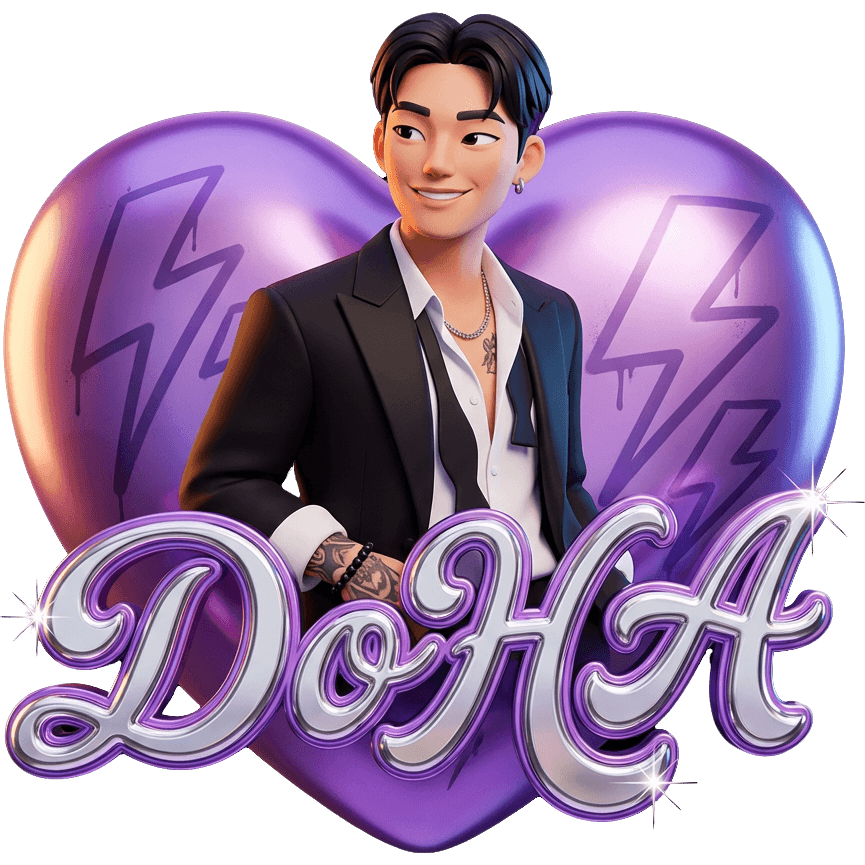 DoHA 블랙 TikTok LIVE gift