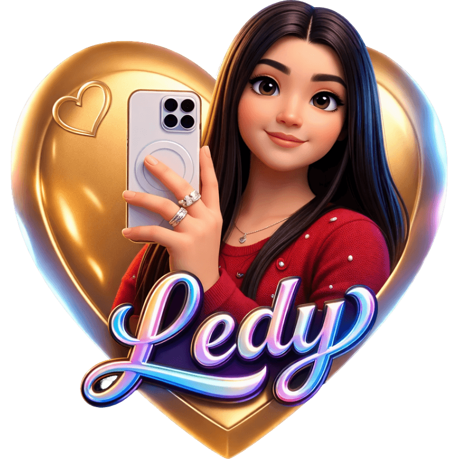 Selfie de Ledy TikTok LIVE gift