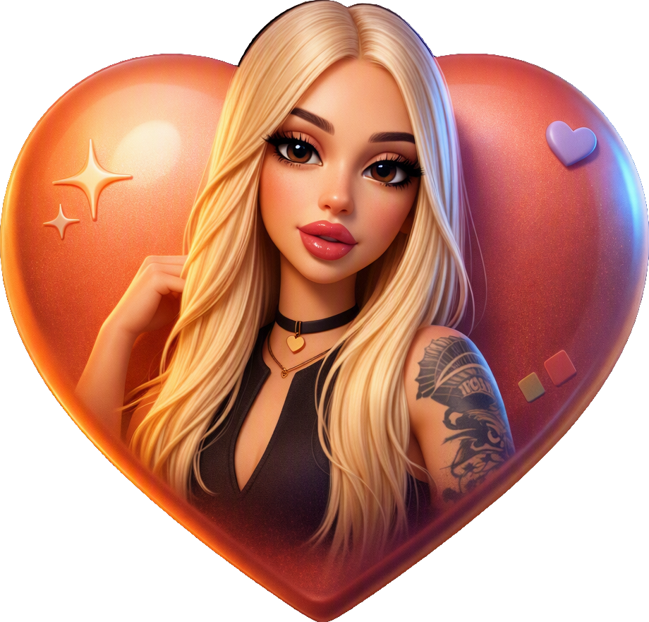 Blonde Heart TikTok LIVE gift