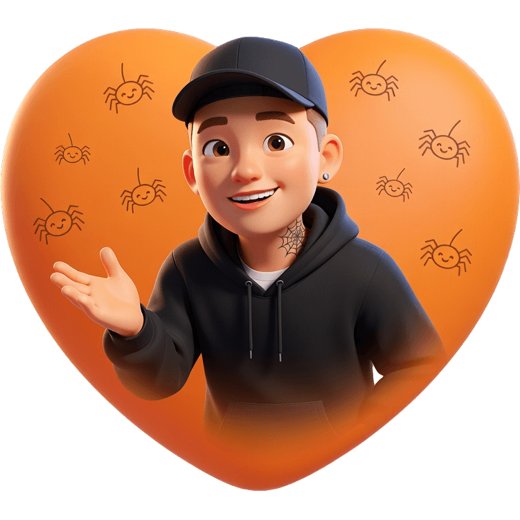 Pavučinový Ektor TikTok LIVE gift