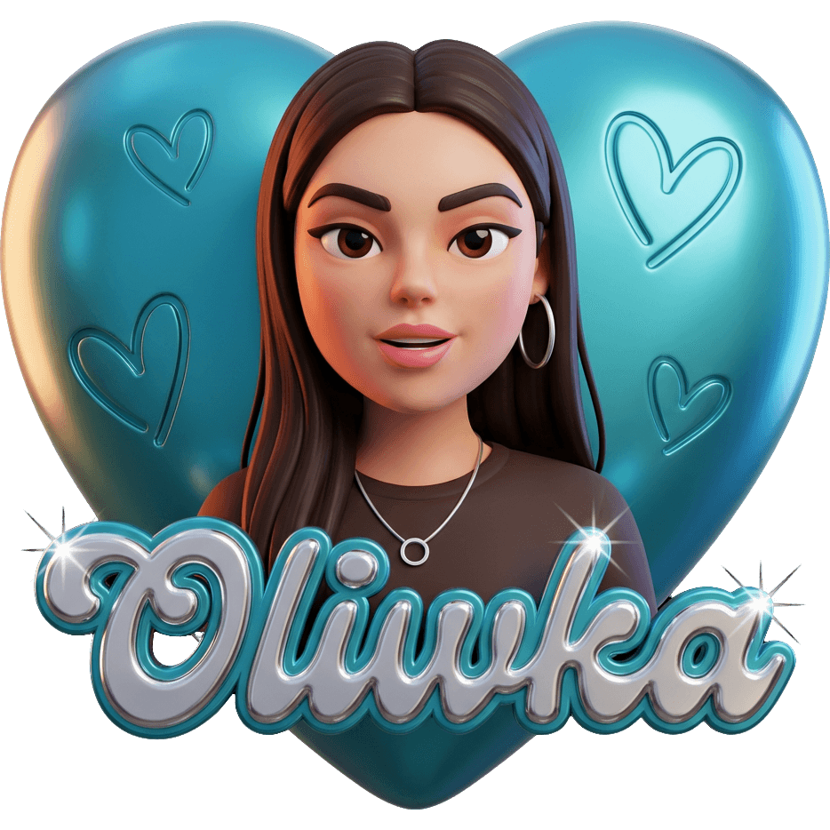 Бирюзовая Oliwka TikTok LIVE gift
