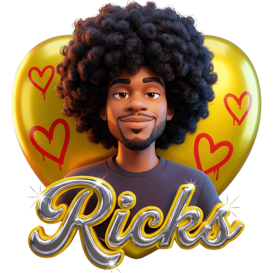 Black do Ricks TikTok LIVE gift