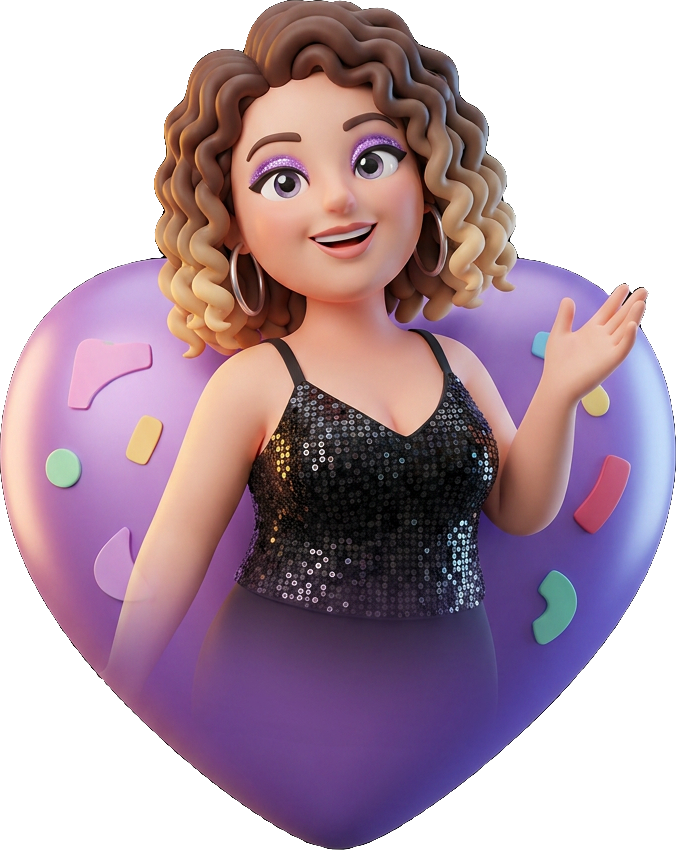 Curly Charm TikTok LIVE gift