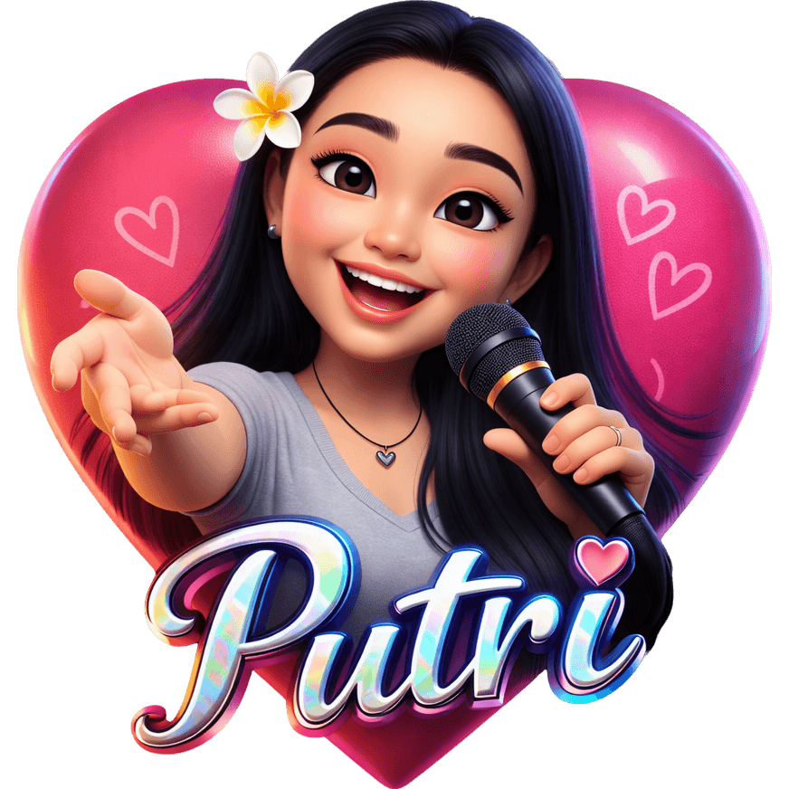 Putri Nyanyi TikTok LIVE gift