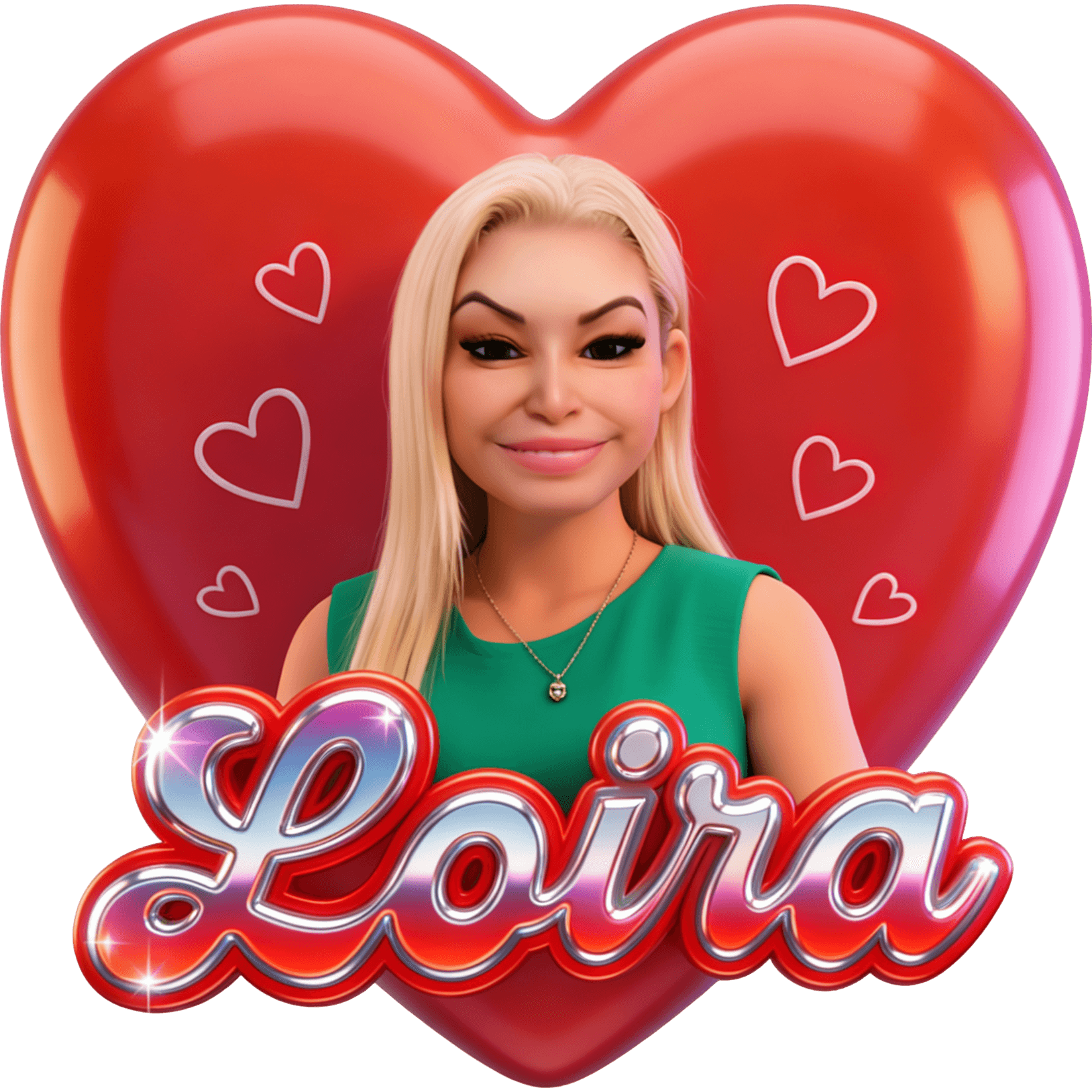 Loira Coração TikTok LIVE gift