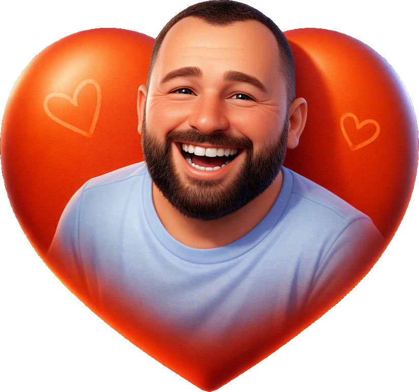 Beaming Bearded TikTok LIVE gift