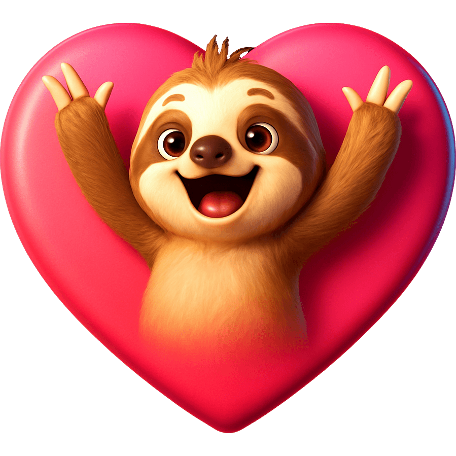 Sloth Hug TikTok LIVE gift