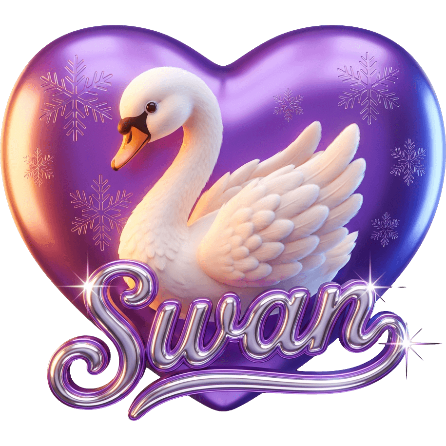 Snowflake Swan TikTok LIVE gift