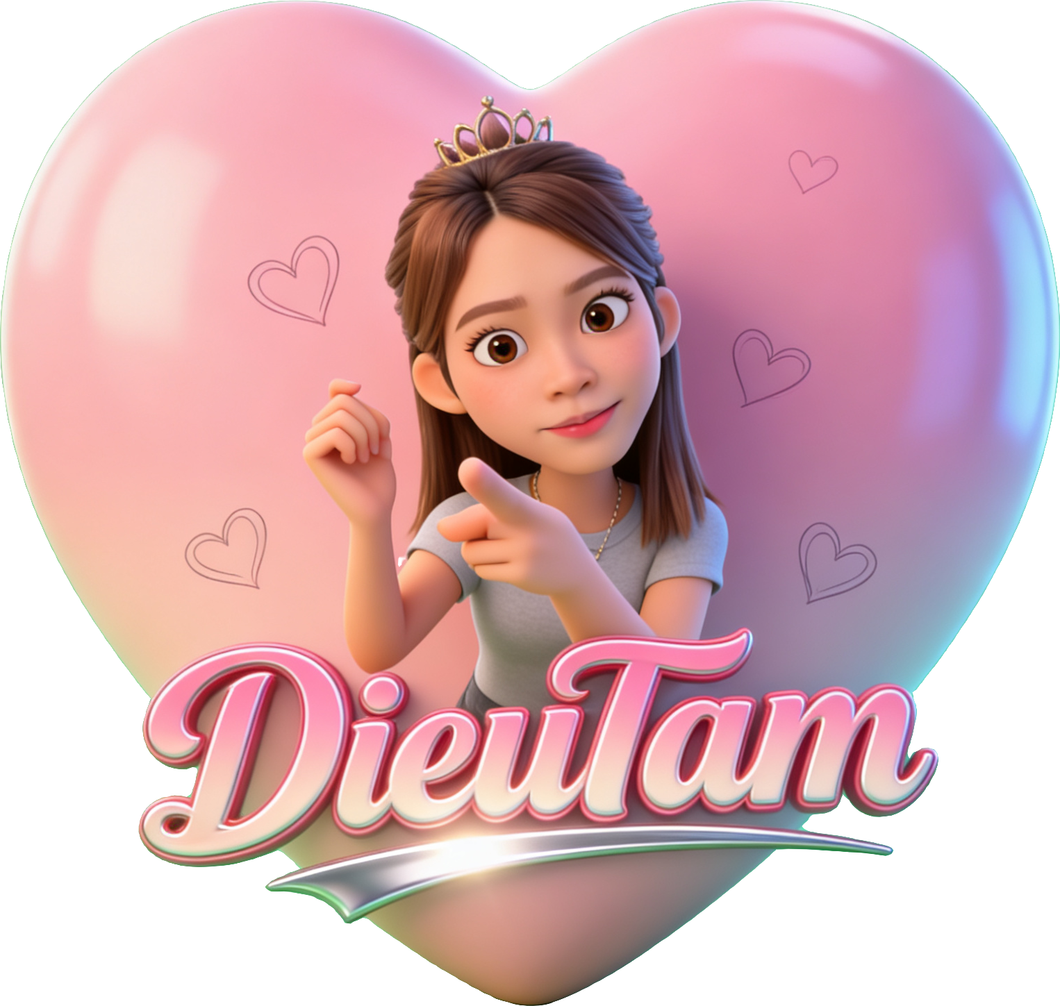 DieuTam Pose TikTok LIVE gift