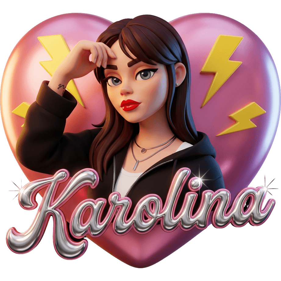 Rožinė Karolina TikTok LIVE gift