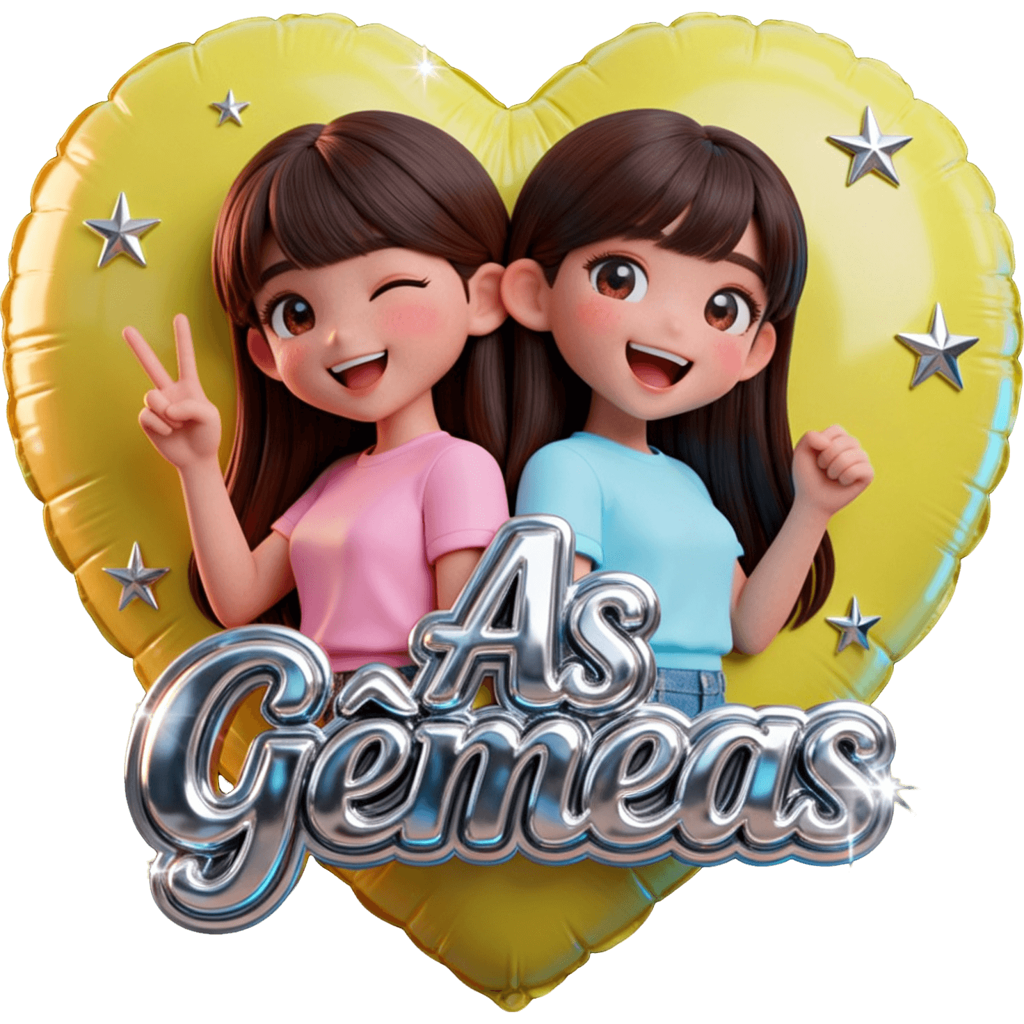 Gêmeas Animadas TikTok LIVE gift