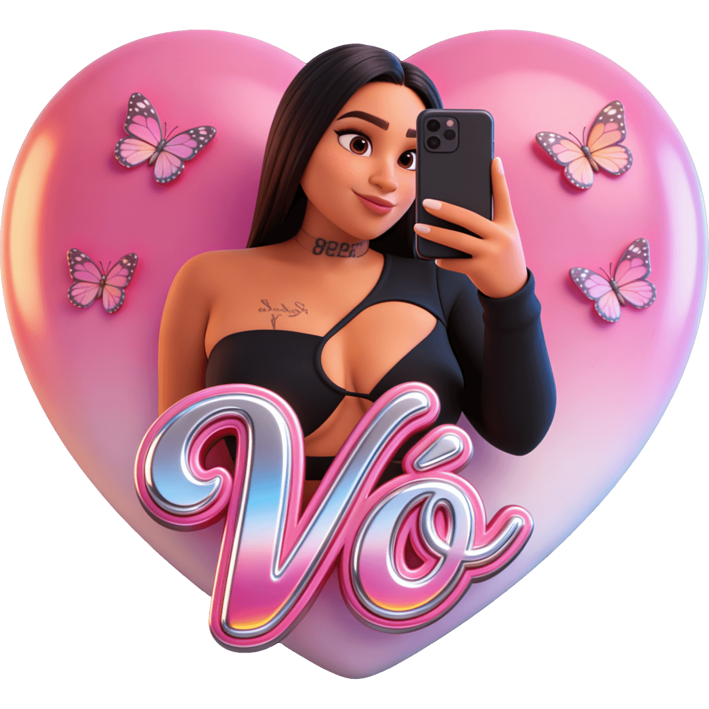 Selfie Borboleta TikTok LIVE gift