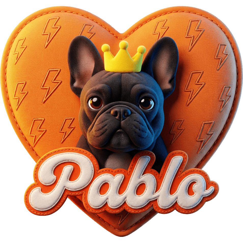 Crowned Frenchie TikTok LIVE gift