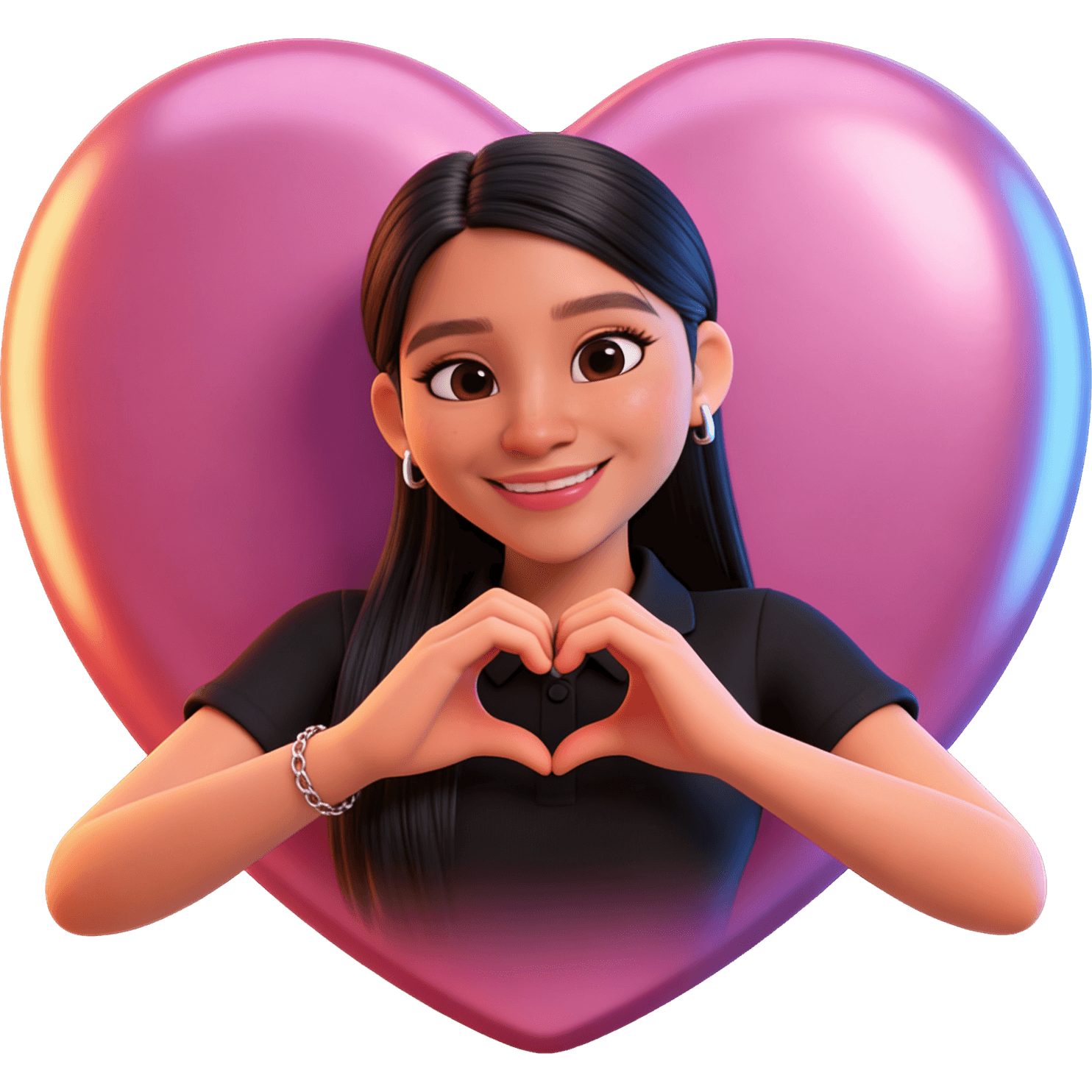 Corazón en mano TikTok LIVE gift