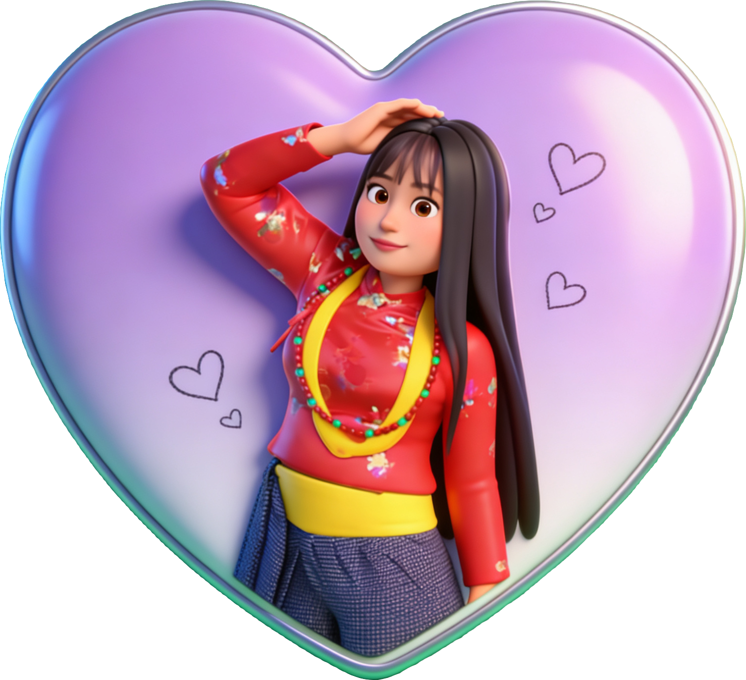 Longhair Pose TikTok LIVE gift