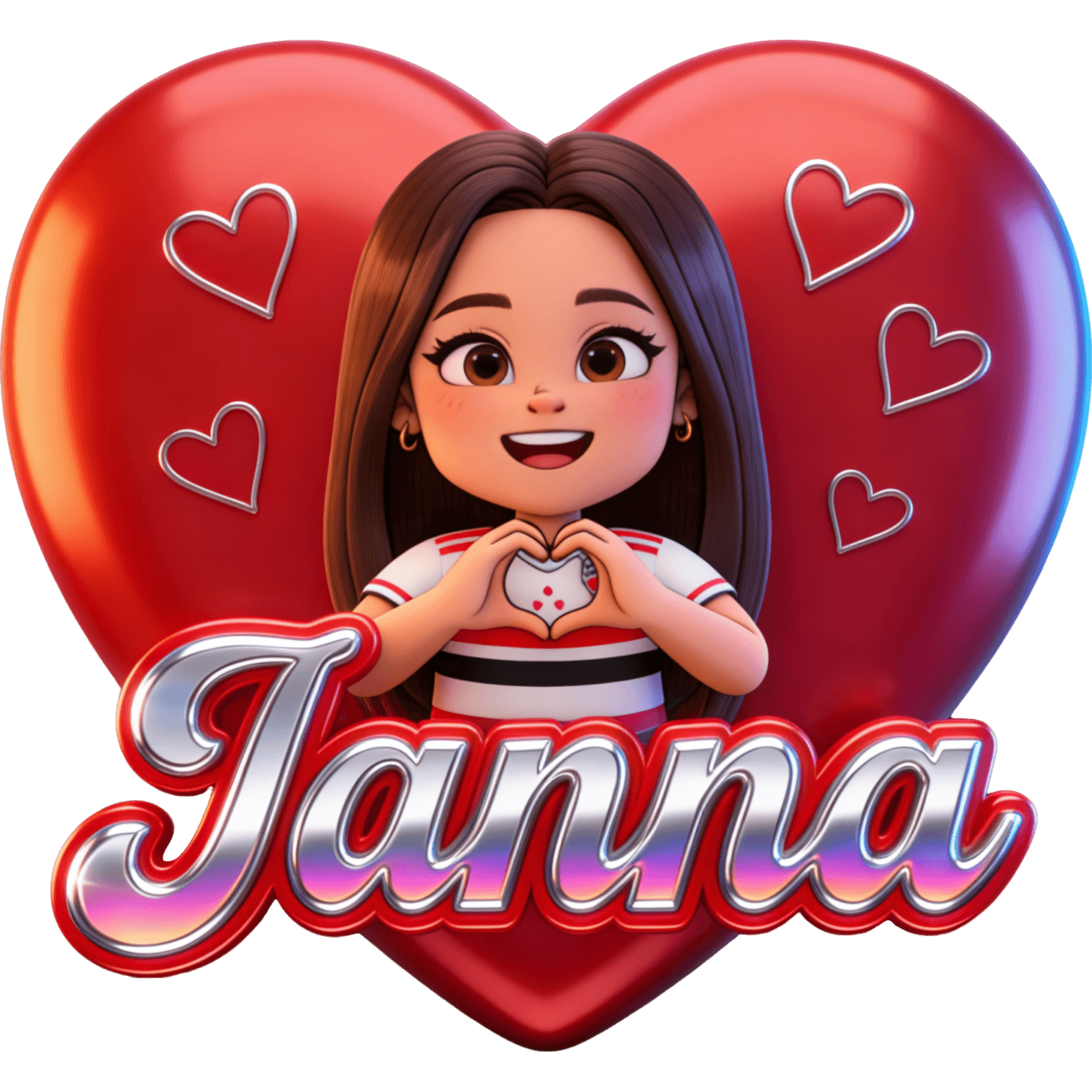 Janna Coração TikTok LIVE gift