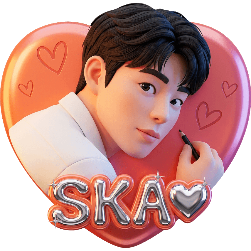 SKA 화이트 TikTok LIVE gift
