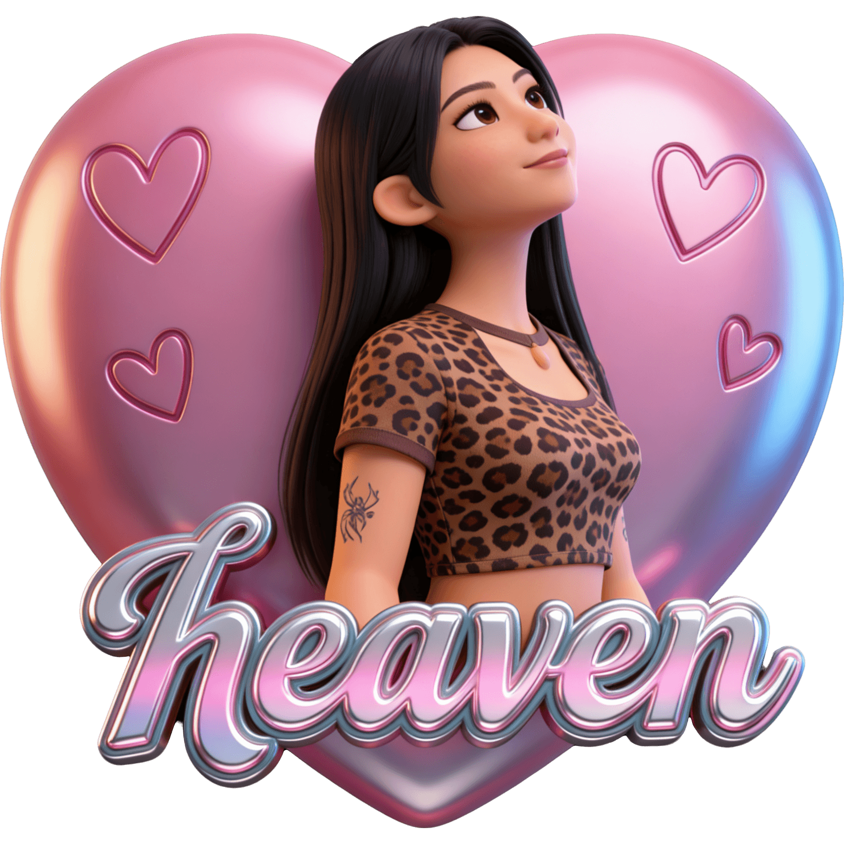 Pink Heart Heav TikTok LIVE gift